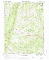 Hustontown 1968 topographic map thumbnail