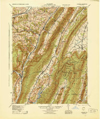 Hyndman 1944 topographic map thumbnail