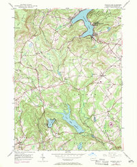 Harveys Lake 1946 topographic map thumbnail