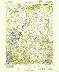 Hatboro 1952 topographic map thumbnail