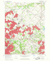 Hatboro 1966 topographic map thumbnail
