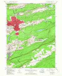 Hazleton 1947 topographic map thumbnail
