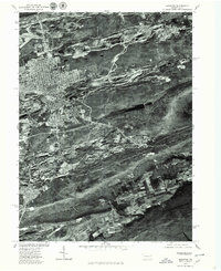 Hazleton 1976 topographic map thumbnail