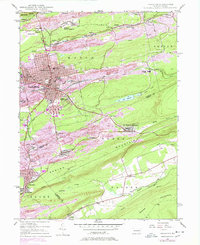 Hazleton 1947 topographic map thumbnail