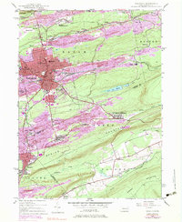 Hazleton 1947 topographic map thumbnail