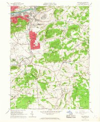 Hellertown 1965 topographic map thumbnail
