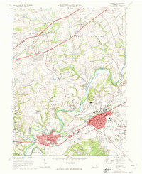 Hershey 1969 topographic map preview