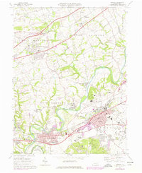 Hershey 1969 topographic map preview