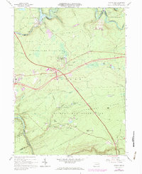 Hickory Run 1966 topographic map thumbnail