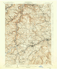 Houtzdale 1905 topographic map thumbnail