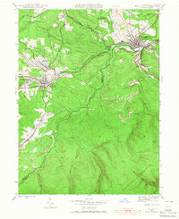 Houtzdale 1944 topographic map thumbnail