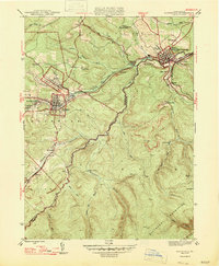 Houtzdale 1947 topographic map thumbnail