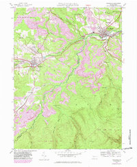 Houtzdale 1944 topographic map thumbnail