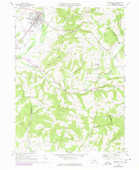 Hughesville 1968 topographic map thumbnail