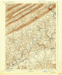 Hummelstown 1892 topographic map thumbnail