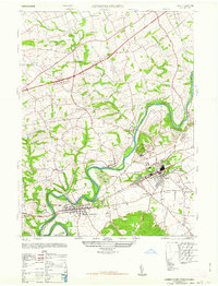 Hummelstown 1947 topographic map thumbnail