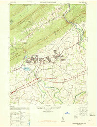 Indiantown Gap 1947 topographic map thumbnail