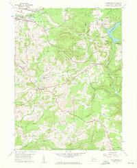 Luthersburg 1959 topographic map thumbnail
