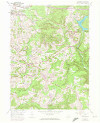 Luthersburg 1959 topographic map thumbnail