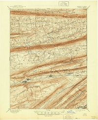 Lykens 1893 topographic map thumbnail