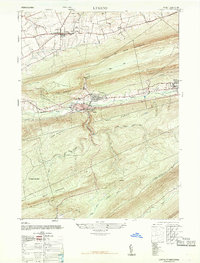 Lykens 1947 topographic map thumbnail