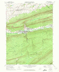 Lykens 1969 topographic map thumbnail