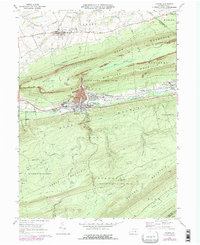 Lykens 1969 topographic map thumbnail