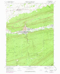 Lykens 1969 topographic map thumbnail