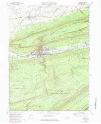 Lykens 1969 topographic map thumbnail