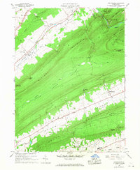 Madisonburg 1966 topographic map thumbnail