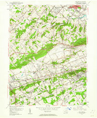 Malvern 1955 topographic map preview