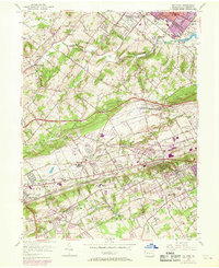 Malvern 1955 topographic map thumbnail
