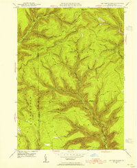 Lee Fire Tower 1947 topographic map thumbnail