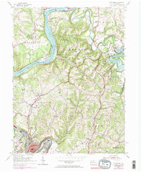 Leechburg 1954 topographic map thumbnail