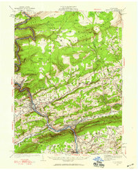 Lehighton 1922 topographic map thumbnail
