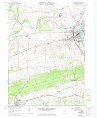 Lewisburg 1965 topographic map thumbnail
