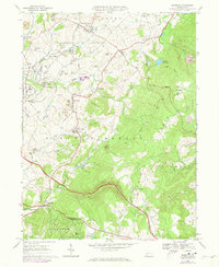 Mammoth 1967 topographic map preview