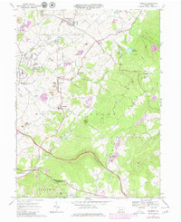 Mammoth 1967 topographic map preview