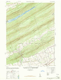 Manada Gap 1947 topographic map thumbnail