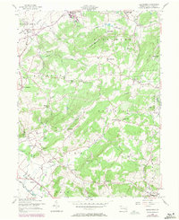Manatawny 1957 topographic map thumbnail