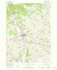 Mansfield 1954 topographic map thumbnail