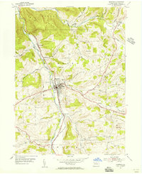 Mansfield 1954 topographic map thumbnail