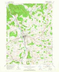 Mansfield 1954 topographic map preview