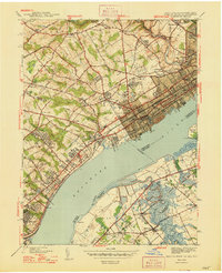 Marcus Hook 1948 topographic map preview