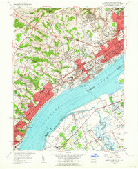 Marcus Hook 1953 topographic map thumbnail