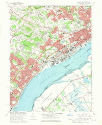 Marcus Hook 1967 topographic map preview
