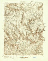 Marienville 1936 topographic map thumbnail