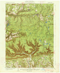 LaPorte 1934 topographic map thumbnail