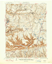 LaPorte 1934 topographic map thumbnail