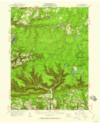 LaPorte 1953 topographic map thumbnail
